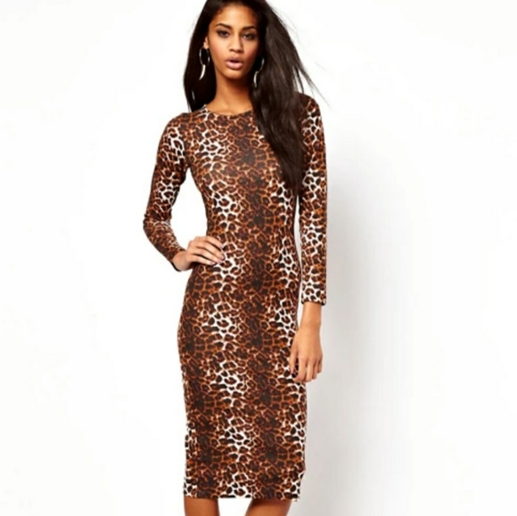 Fierce Look Leopard Dress - Picture 3 of 3